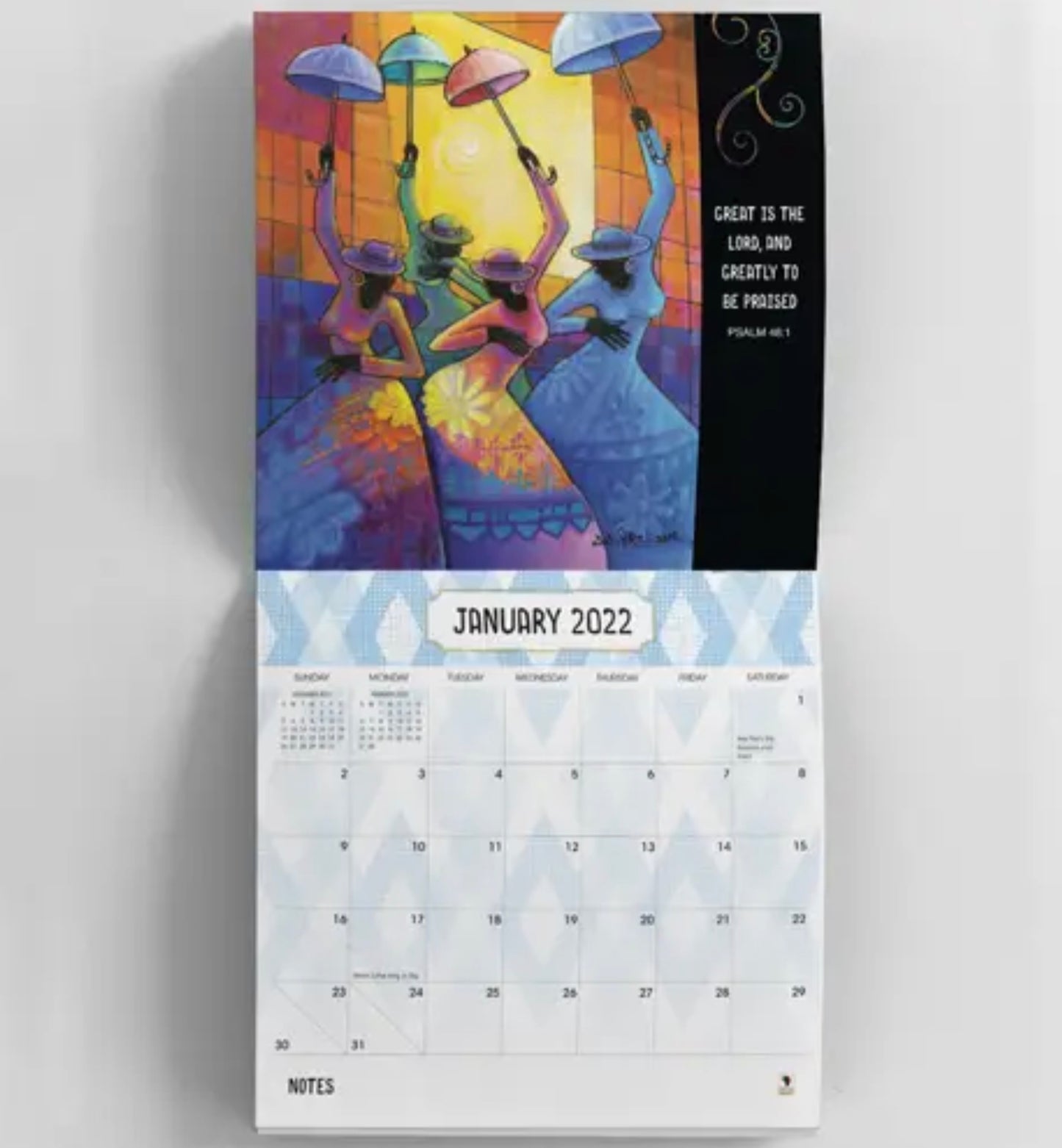 2022 Total Praise Wall Calendar