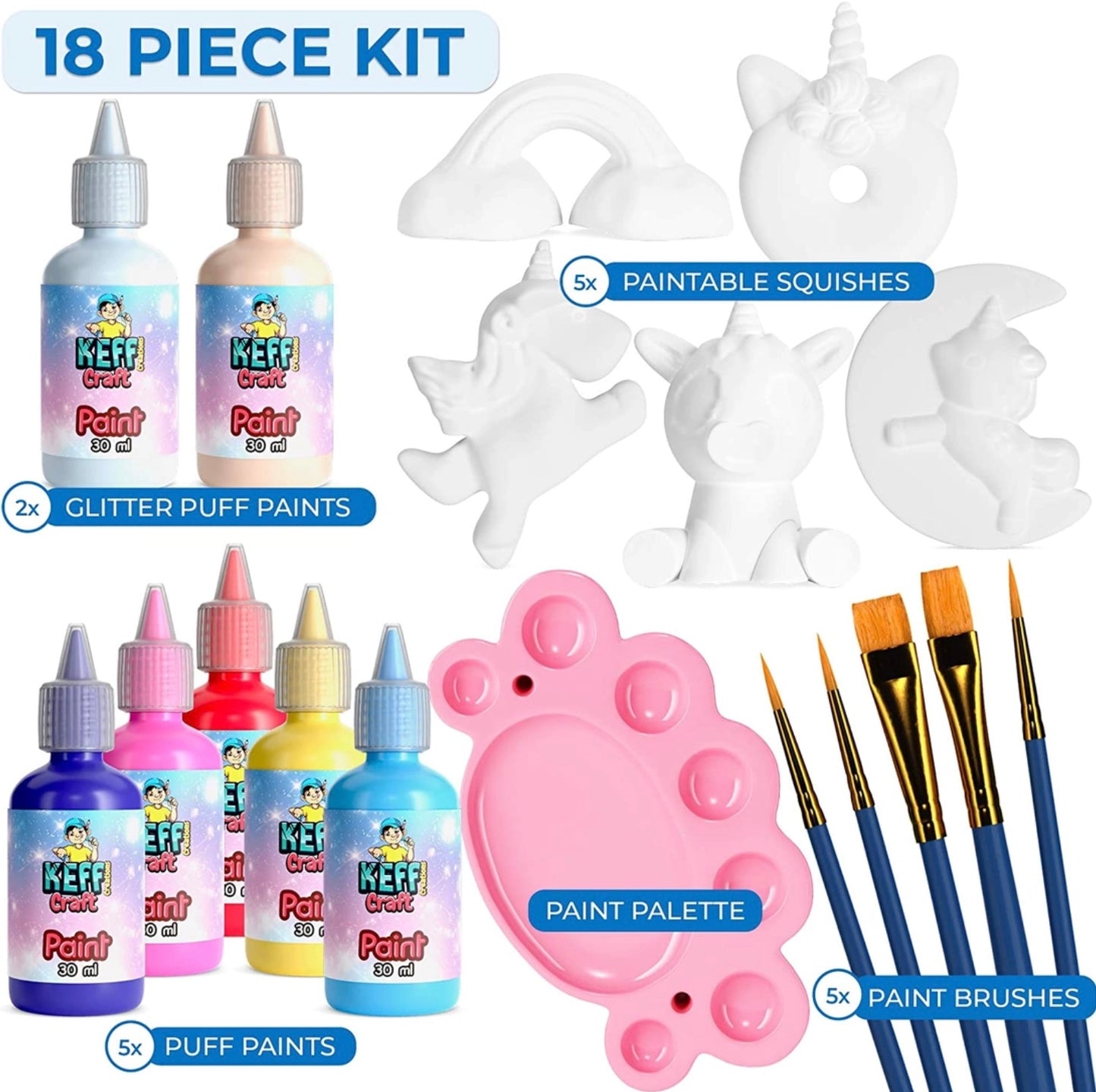 BUILD A PARTY: Make it a Unicorn paint party. Unicorn Painting Kit