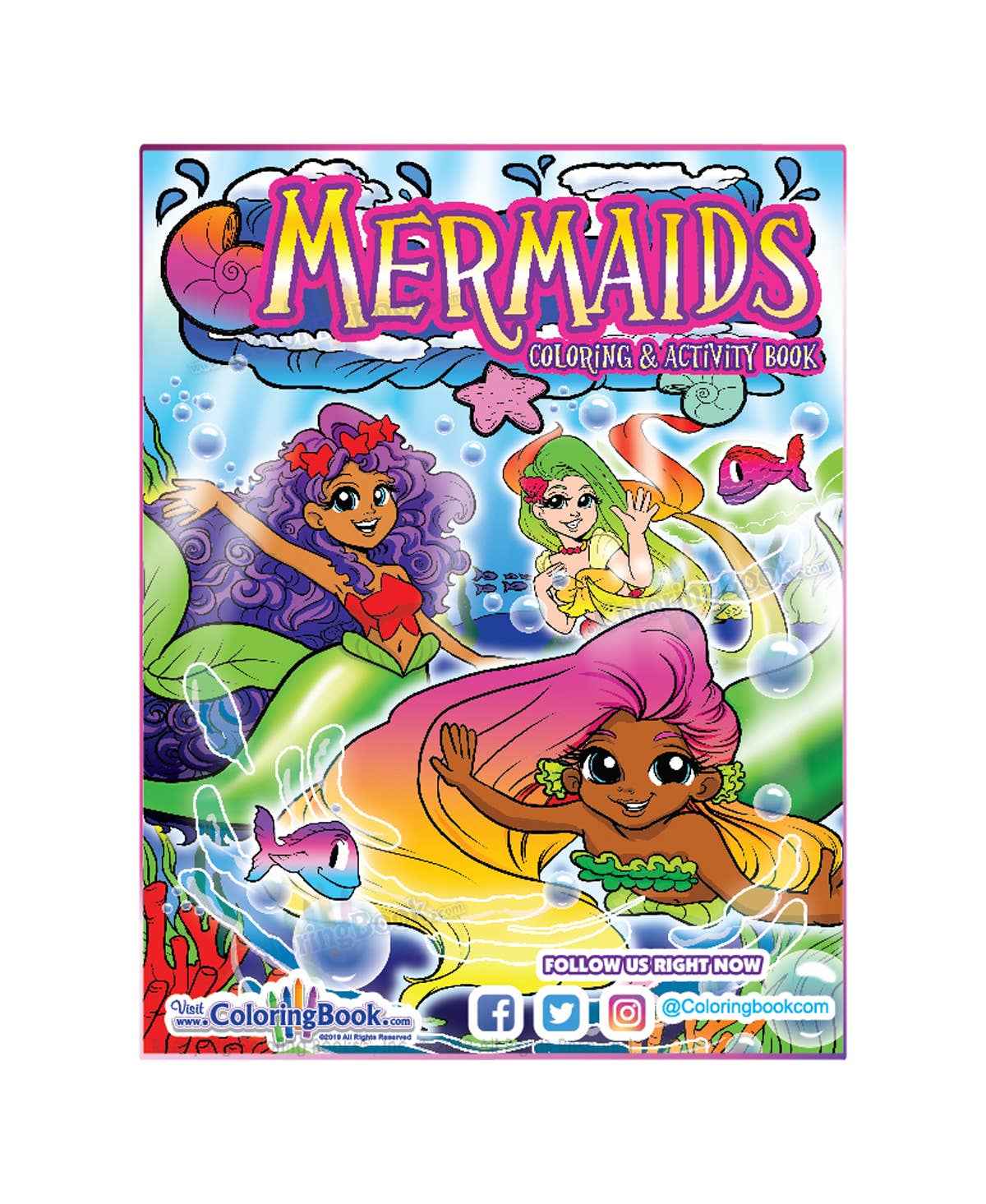 Mermaids Coloring Book 8.5"x11"