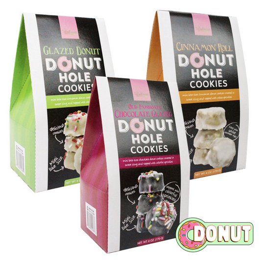 Donut Hole Cookie Trio