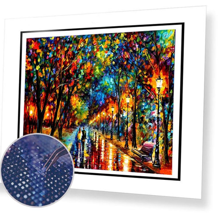 Paint By Diamond DIY Painting Kit - After the Rain Street 5D